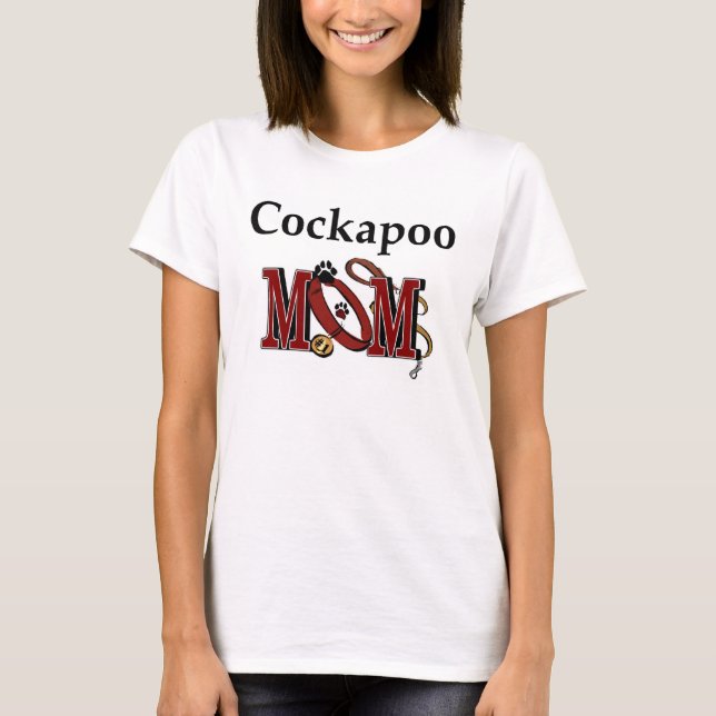 Camiseta Cockapoo Mãe Roupa (Frente)