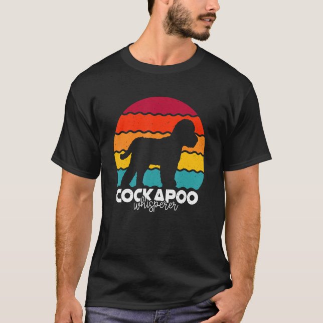 Camiseta Cockapoo Murmurador Retro Vintage (Frente)