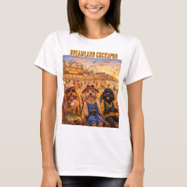 Camiseta Cockapoo Praia Margate Presente