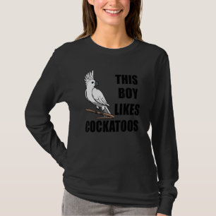 Camiseta Cockatiel de aves cúbicas exóticas