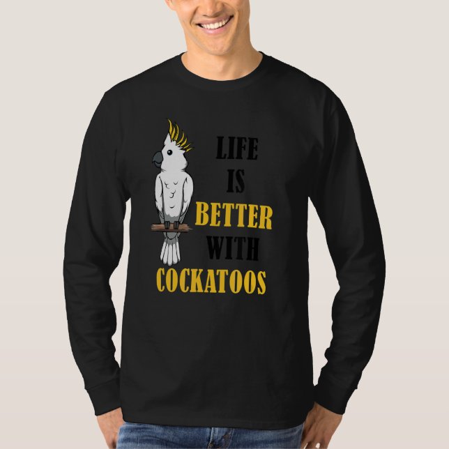 Camiseta Cockatiel de periquito bonito (Frente)