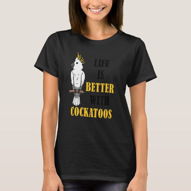 Camiseta Cockatiel de periquito bonito (Frente)