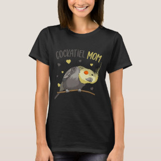 Camiseta Cockatiel Mãe Engraçada Pássaro