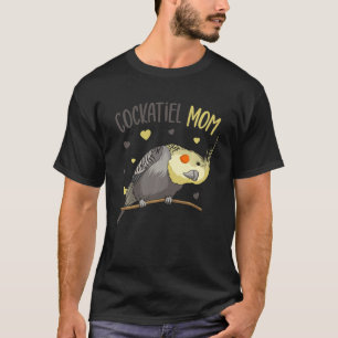 Camiseta Cockatiel Mãe Mulheres Engraçadas