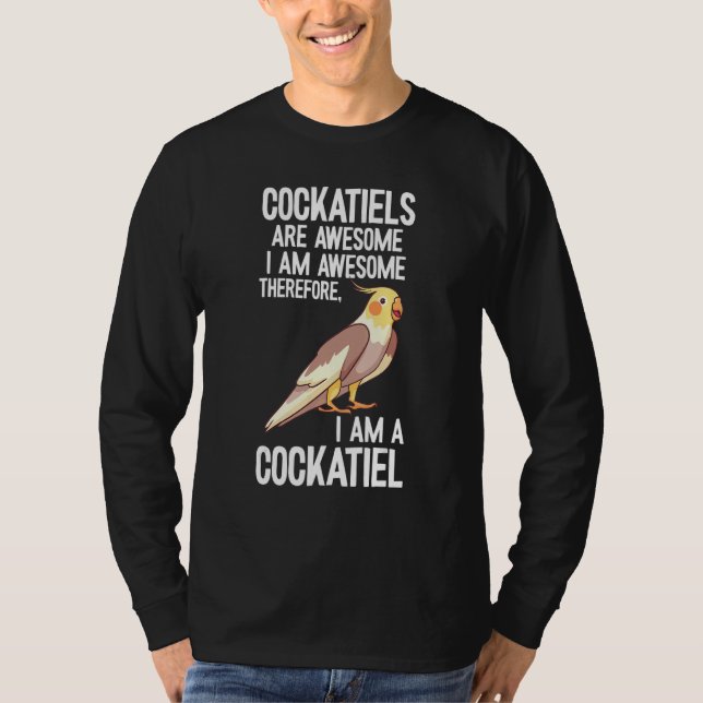 Camiseta Cockatiel Parrot Bird Watcher Cockatiel Cockatoo (Frente)