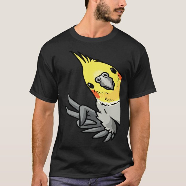 Camiseta Cockatiel Parrot From Side (Frente)