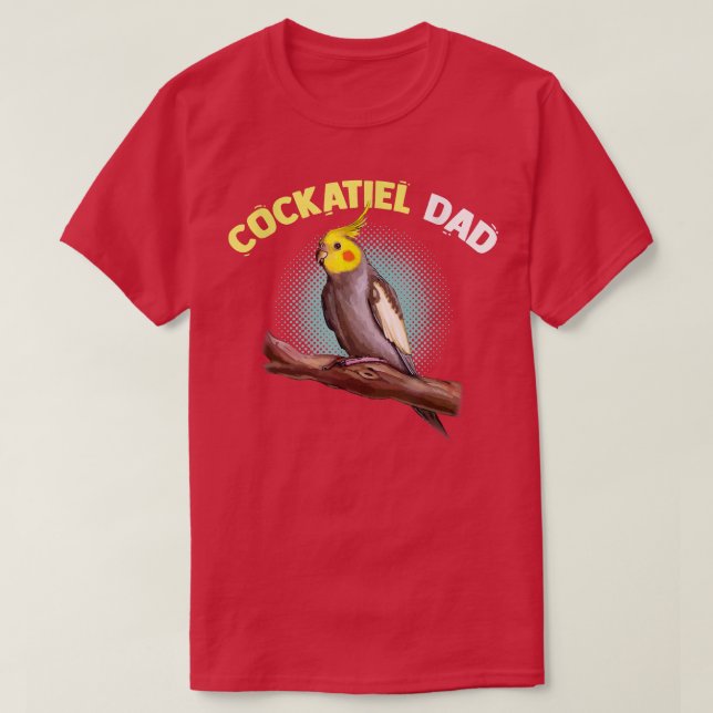 Camiseta Cockatiel Ramen Funny Lutino Cockatoo Parrot Bird  (Frente do Design)