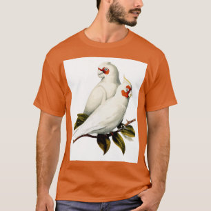 Camiseta Cockatoa vermelhos