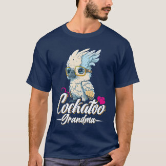 Camiseta Cockatoa vovó amante de pássaros papagaios amantes