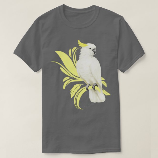 Camiseta Cockatoo 2 Penteado de Enxofre (Frente do Design)