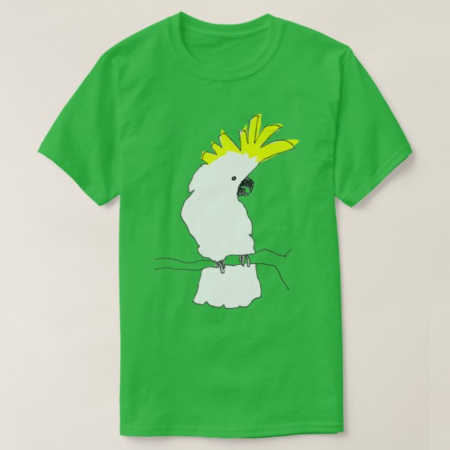 Camiseta cockatoo 5 (Frente do Design)