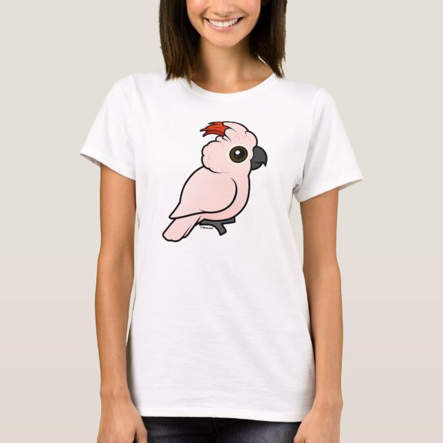 Camiseta Cockatoo com creme de salmão (Frente)