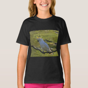 Camiseta Cockatoo com crista do enxofre amarelo australiano