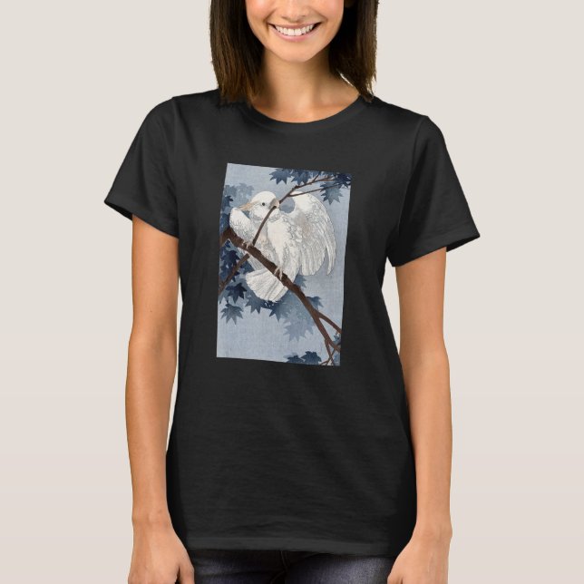 Camiseta Cockatoo in Tree by Ohara Koson (Frente)