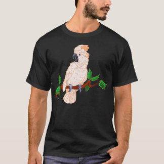 Camiseta Cockatoo Molucano em um galho