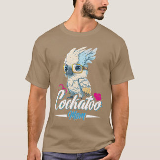 Camiseta Cockatoon Mãe Ama de Pássaros Papagaio Mulheres re