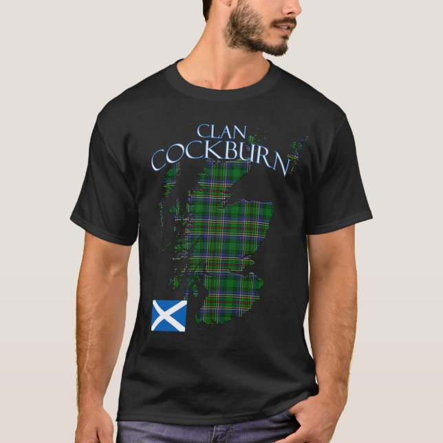 Camiseta Cockburn Scottish Clan Tartan Scotland (Frente)