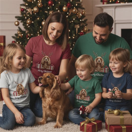 Camiseta Cocker Reindeer