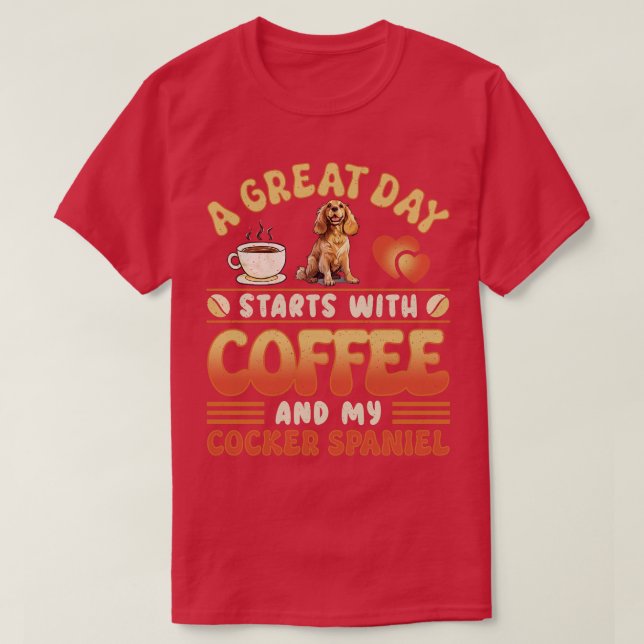 Camiseta Cocker Spaniel (Frente do Design)