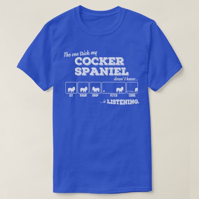 Camiseta Cocker Spaniel 3 (Frente do Design)