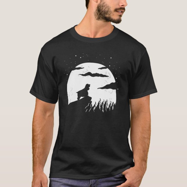 Camiseta Cocker Spaniel and Mountain (Frente)