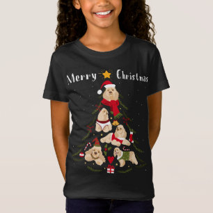 Camiseta Cocker Spaniel Árvore Natal Xmas Lover