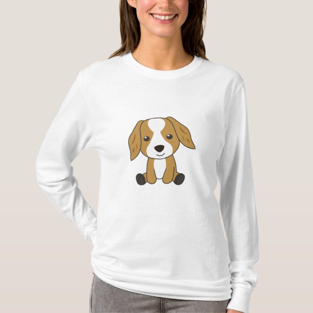 Camiseta Cocker Spaniel Dog Amante de os animais Cães Engra (Frente)