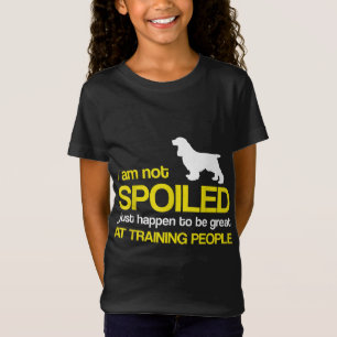 Camiseta Cocker Spaniel Dog Lover - Não sou mimado apenas h