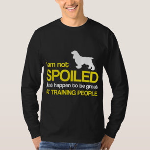 Camiseta Cocker Spaniel Dog Lover - Não sou mimado apenas h
