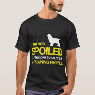 Camiseta Cocker Spaniel Dog Lover - Não sou mimado apenas h