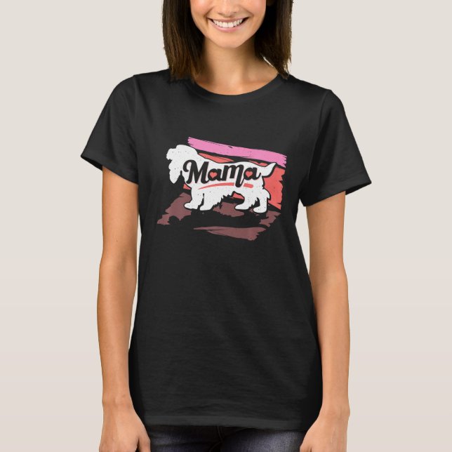 Camiseta Cocker Spaniel Dog Mãe (Frente)