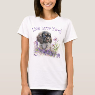 Camiseta Cocker Spaniel Dog Mãe Floral