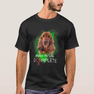 Camiseta Cocker Spaniel Faz Minha Vida Completa