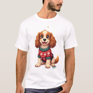 Camiseta Cocker Spaniel Floco de Neve Brilho
