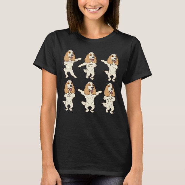 Camiseta Cocker Spaniel Gift Mulheres Cachorro Cachorro Cac (Frente)