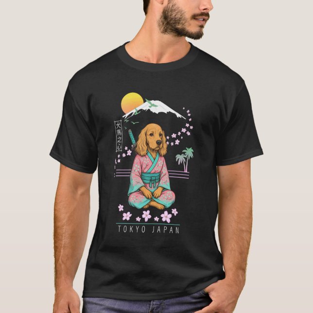 Camiseta Cocker Spaniel Inglês (Frente)