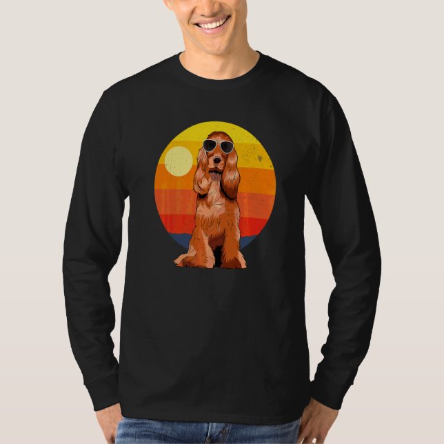 Camiseta Cocker Spaniel Inglês Raça de Cão  2 (Frente)