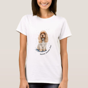 Camiseta Cocker Spaniel Mãe T-Shirt