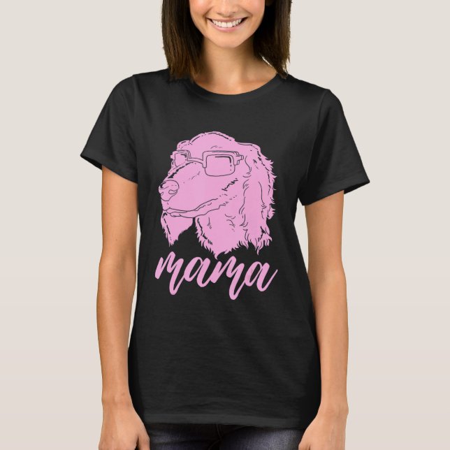 Camiseta Cocker Spaniel Mama Dog Mãe Mãe Mãe (Frente)
