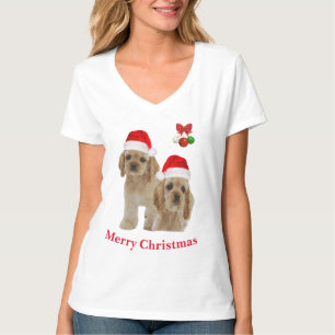 Camiseta Cocker spaniel Natal