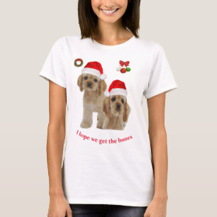 Camiseta Cocker spaniel Natal