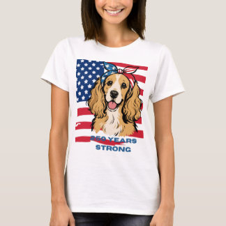 Camiseta Cocker Spaniel Patriota 