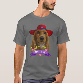 Camiseta Cocker Spaniel Pop Art Love Cocker Spaniels Pai Mo