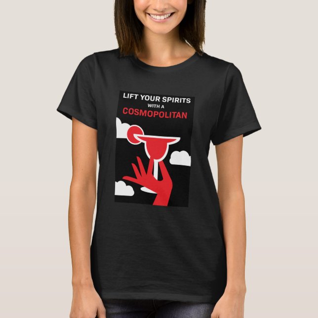 Camiseta Cocktail cosmopolita (Frente)