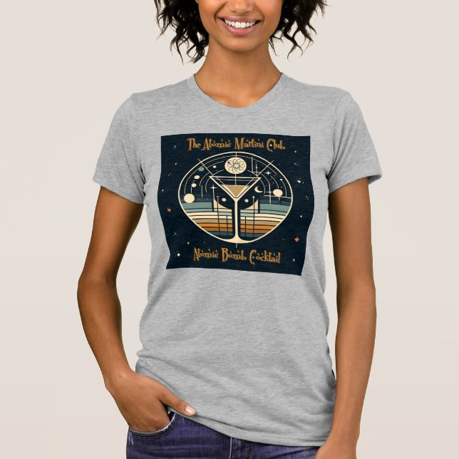 Camiseta Cocktail de bombas atômicas do Clube Atômico Marti (Frente)