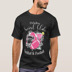 Camiseta Cocktail e futebol do clube social lateral
