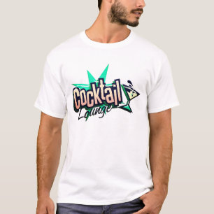 Camiseta Cocktail lounge martini retro vintage