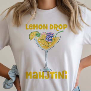 Camiseta Cocktail Mahjong Lemon Drop Martini