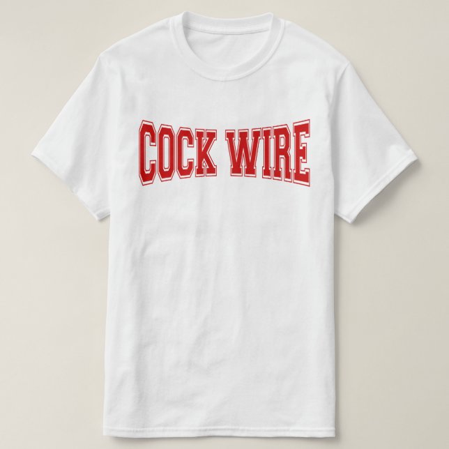 CAMISETA COCKWIRE (Frente do Design)