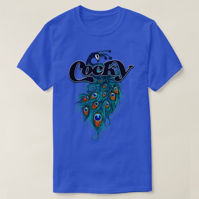 Camiseta Cocky Peacock (Frente do Design)